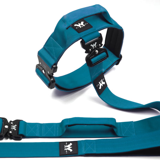 Tactical Set Turquoise | 5CM Quad Stitched Nylon Neoprene Padded with Handle