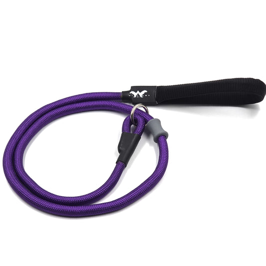 Purple Slip Lead with Adjustable Collar Plug and Flex Nylon material