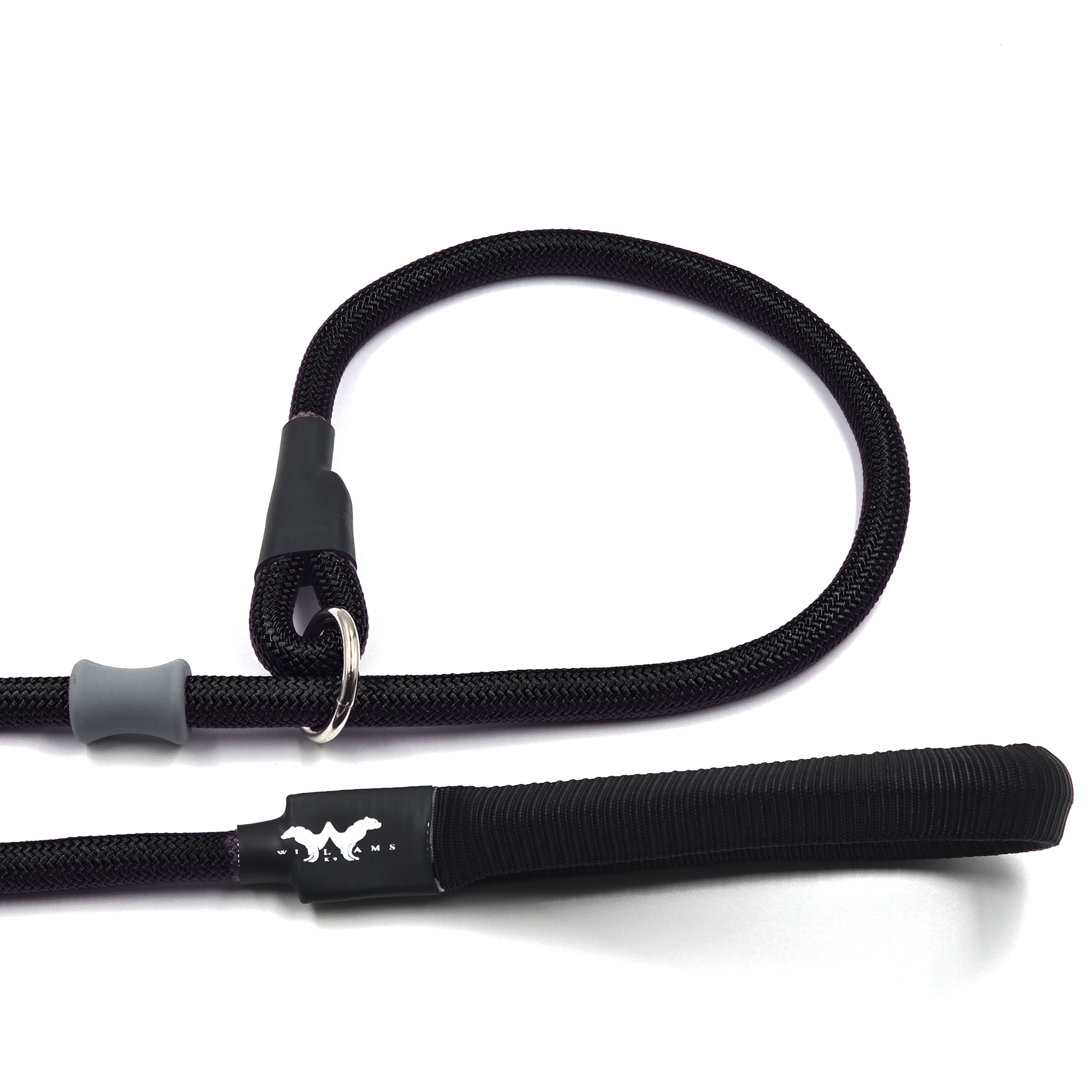 Black Slip Lead | With Adjustable Collar Plug and Flex Nylon material