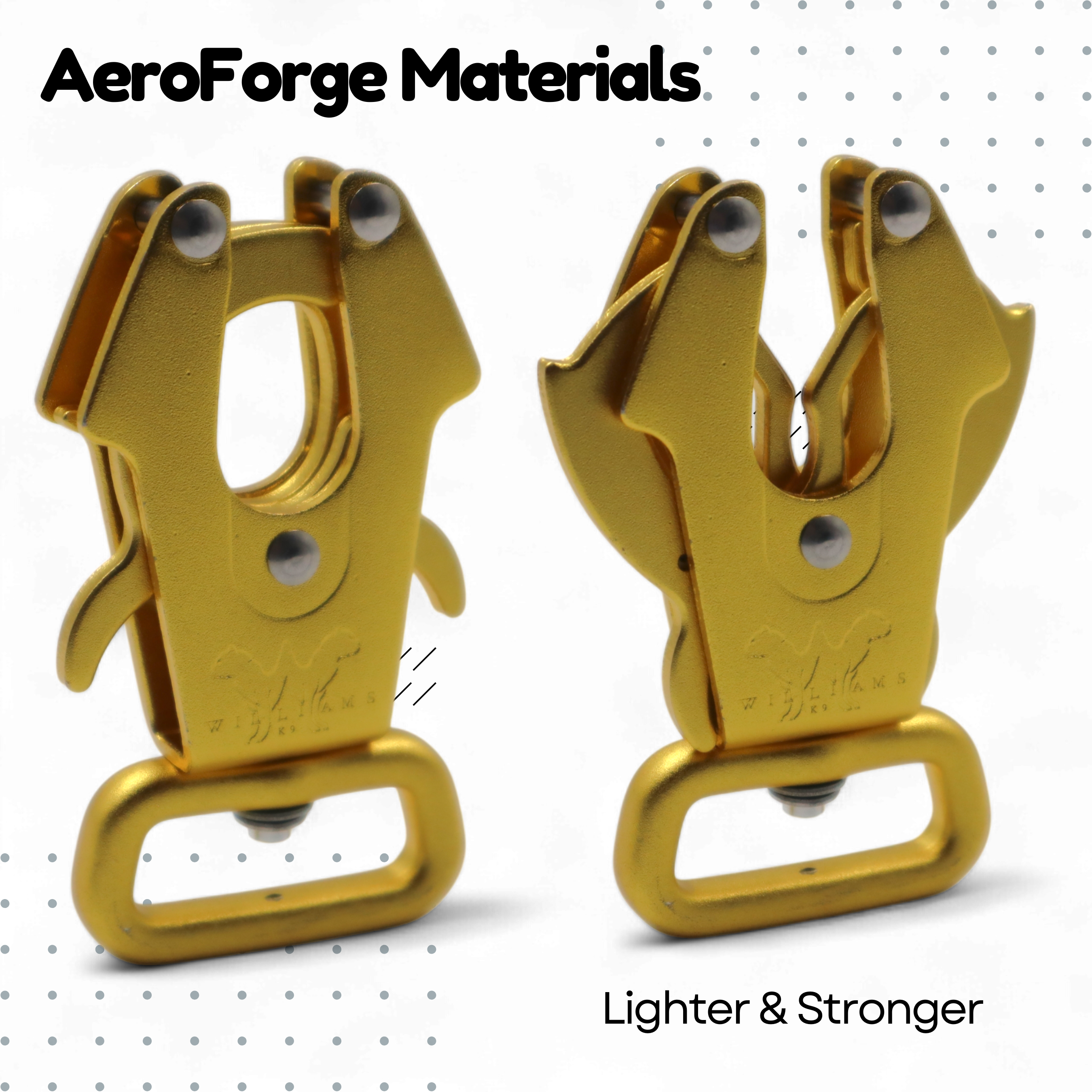 AeroForge Frog Clip Lead | Royal Blue