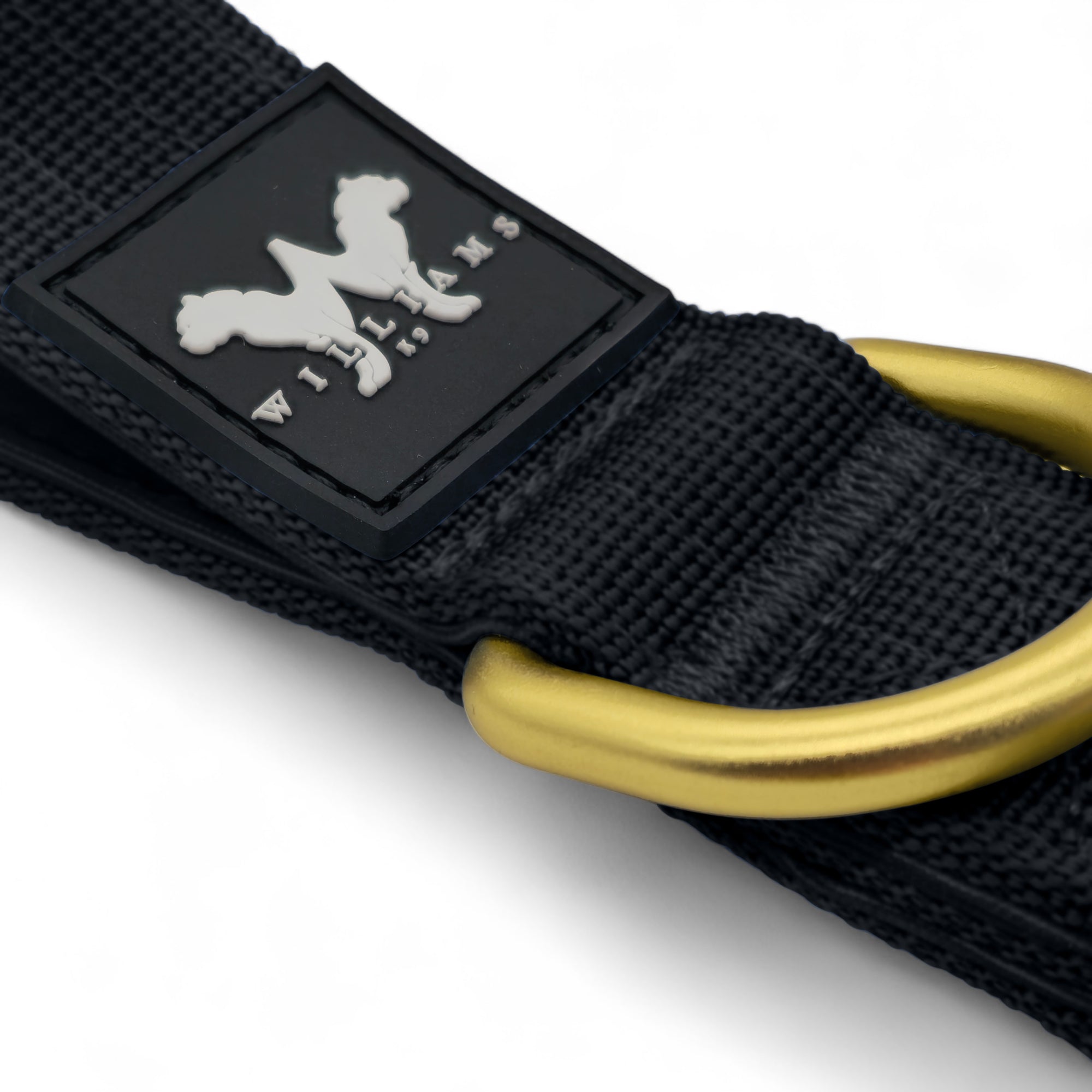 Traffic Lead Black | Gold Aluminium Frog Clip With Neoprene Lined Handle