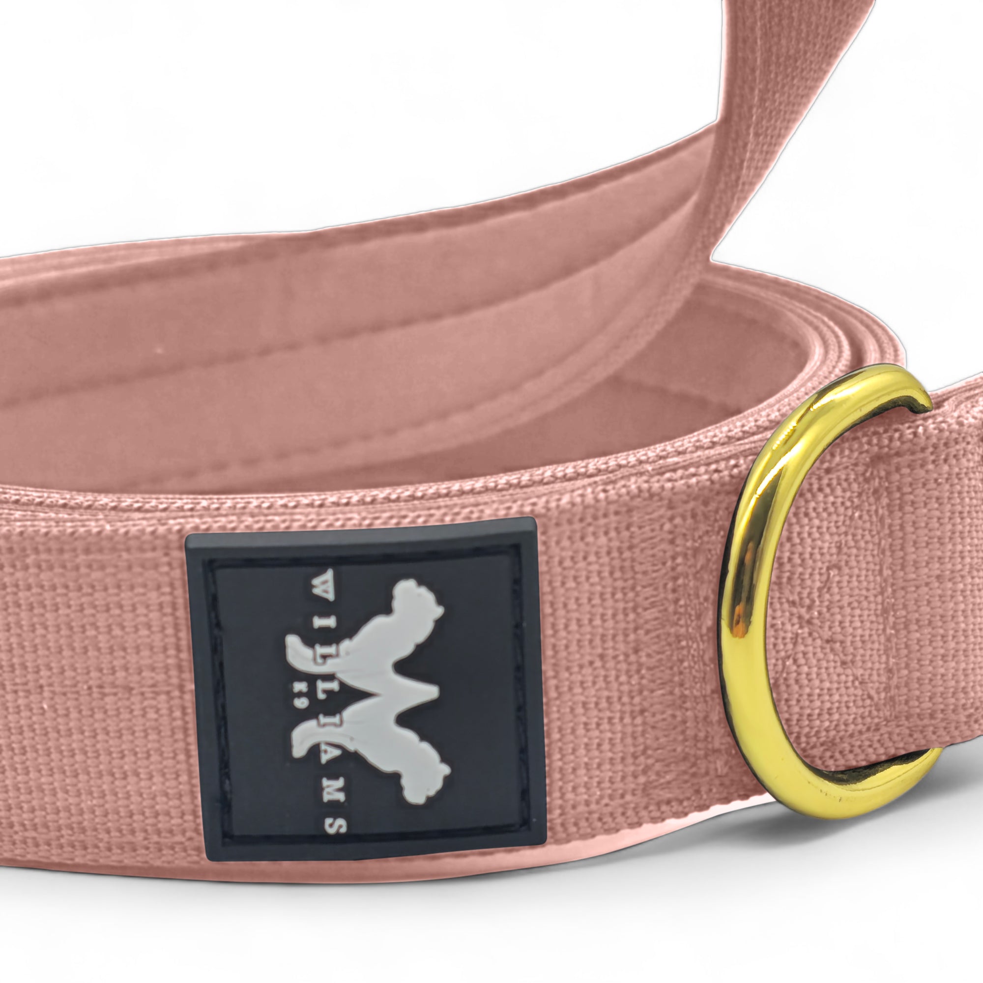 Snap Hook Lead Soft Pink | Anti-Tangle Neoprene Lined Handle Quad Stitched Nylon