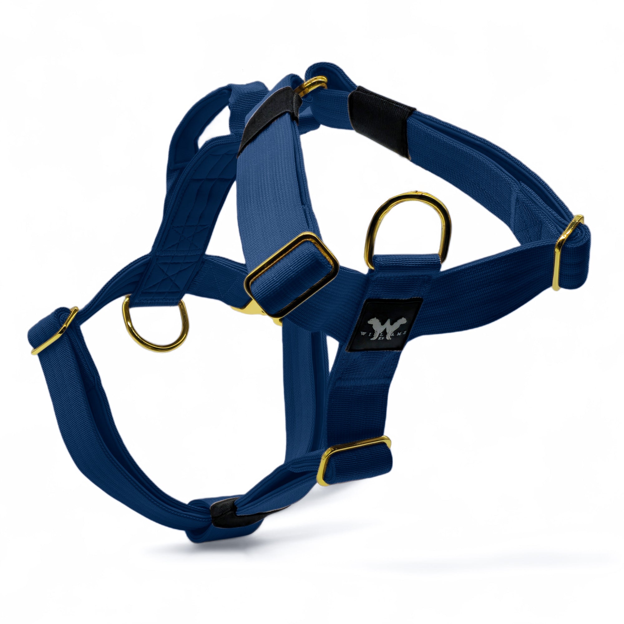 Anti-Pull Harness Royal Blue | Quad Stitched Nylon Adjustable With Control Handle