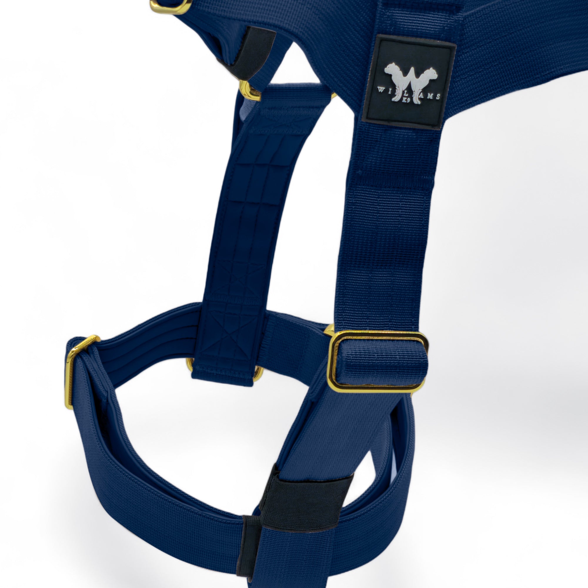Anti-Pull Harness Royal Blue | Quad Stitched Nylon Adjustable With Control Handle