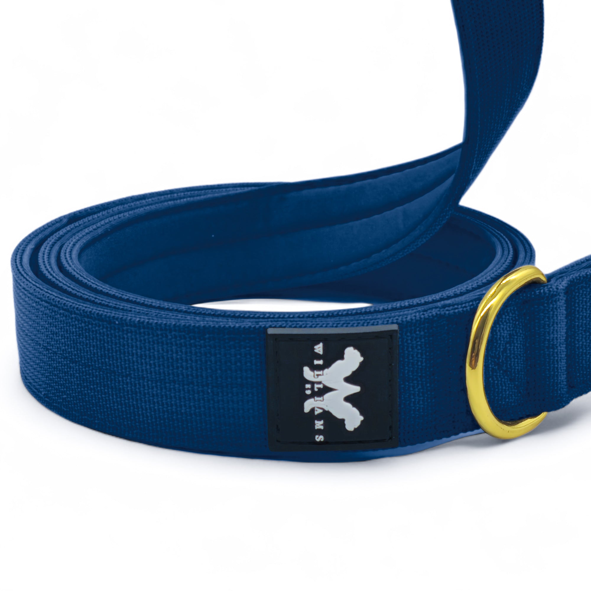 Snap Hook Lead Royal Blue | Anti-Tangle Neoprene Lined Handle Quad Stitched Nylon